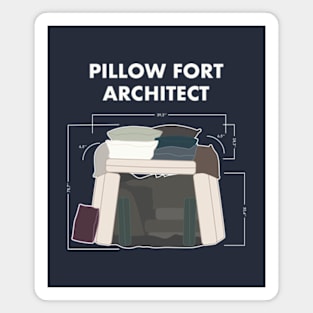 Pillow Fort Architect Magnet